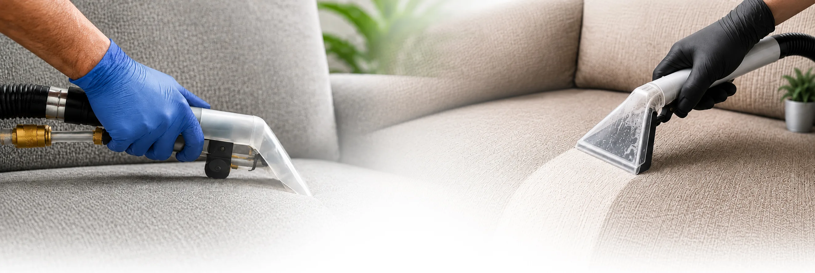 Professional upholstery cleaning